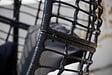 CONCEPT USINE - Fauteuil suspendu en résine tressée noir AUROA - vignette