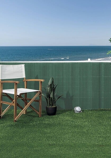 NORTENE - Canisse PVC double face 20mm - Vert - 1x3m - large