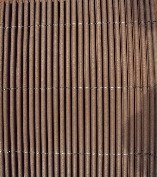 NORTENE - Canisse d'osier semi-synthétique - Chocolat - 1,5x3m - large