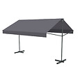 CONCEPT USINE - Store banne double pente manuel 2.95 x 3 m gris ISEO - vignette
