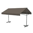 CONCEPT USINE - Store banne double pente manuel 4 x 15-15 m taupe ISEO $ - vignette