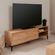CONCEPT USINE - Meuble TV en bois avec placard NAVI - vignette