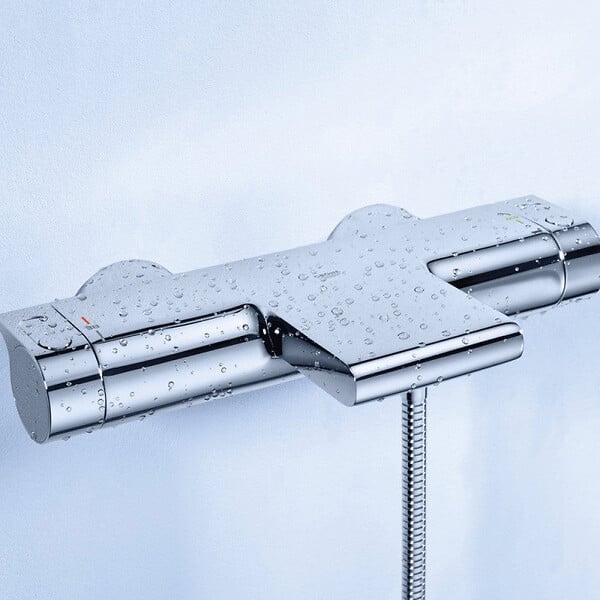 GROHE - Mitigeur bain/douche thermostatique GROHTHERM 2000 GROHE 34174001 - 100% CoolTouch® - chrome - large