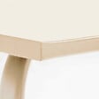 OVIALA - Table de jardin carrée en acier 8 places 120 cm ivoire - Palavas - vignette