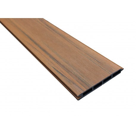 MCCOVER - Kit complet extension clôture en composite coextrudé 1,50 L x 1,80 H Ambre, H.180 cm, L.150 cm - large