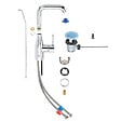 GROHE - Mitigeur lavabo ESSENCE GROHE 32628001 - taille L - bec haut - chrome - vignette