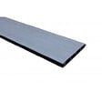 MCCOVER - Lame de cloture en composite alvéolaire coextrudée réversible Gris anthracite/ Gris clair, l.15.6 cm, L.148 cm - vignette