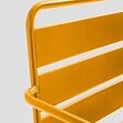 OVIALA - Fauteuil de jardin bas en métal jaune - Palavas - vignette