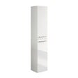 ONDEE - Colonne de rangement à suspendre ARUBA - 30cm - Blanc - Laqué - Livré en kit - vignette