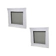 MARMOX - Duo de niches à carreler étanche U-Tile DUONICHE30/30-INT - Format intérieur 30x30cm - Profondeur 6cm - vignette