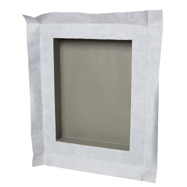 MARMOX - Duo de niches à carreler étanche - Format intérieur U-Tile 5,5 cm de profondeur - large