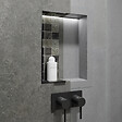 MARMOX - Duo de niches à carreler étanche - Format intérieur U-Tile 5,5 cm de profondeur - vignette