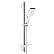 GROHE - Ensemble VITALIO SMARTACTIVE GROHE 26596000 130 CUBE - douchette 3 jets + barre 60 cm + flexible 175 cm - chrome - vignette