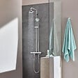 GROHE - Colonne thermostatique TEMPESTA COSMOPOLITAN GROHE 27922000 - tête Ø  16 cm & douchette 2 jets - vignette