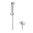 GROHE - Set TEMPESTA TRIGGER SPRAY GROHE 27514001 - douchette 1 jet + robinet d'arrêt - flexible 125 cm - Chrome - vignette