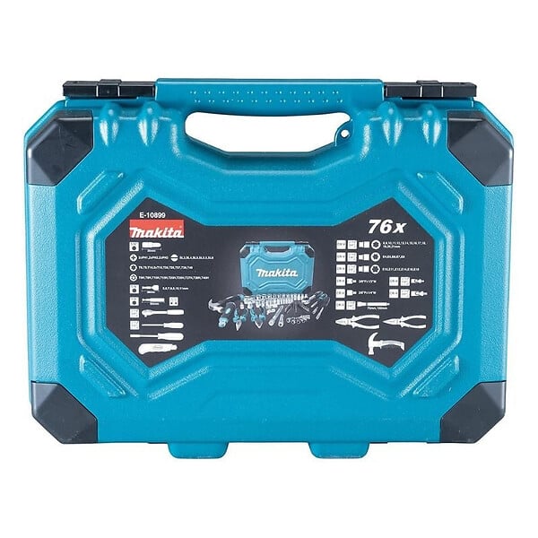 MAKITA - Coffret jeu d'outils 76 pièces MAKITA E-10899 pour toutes les petites réparations - large