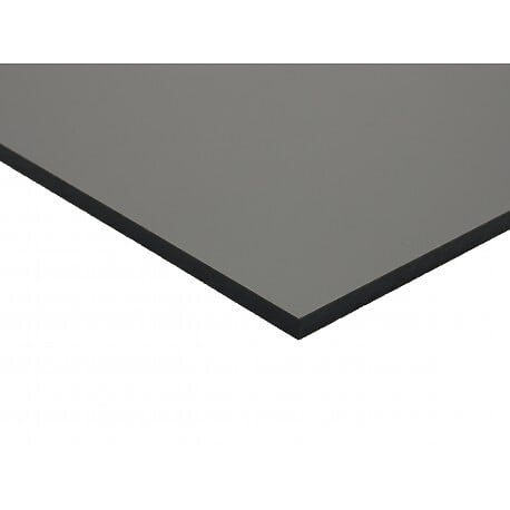 MCCOVER - Panneau de bardage stratifié HPL compact Gris Quartz, ep.6 mm, l.130 cm, L.305 cm - large