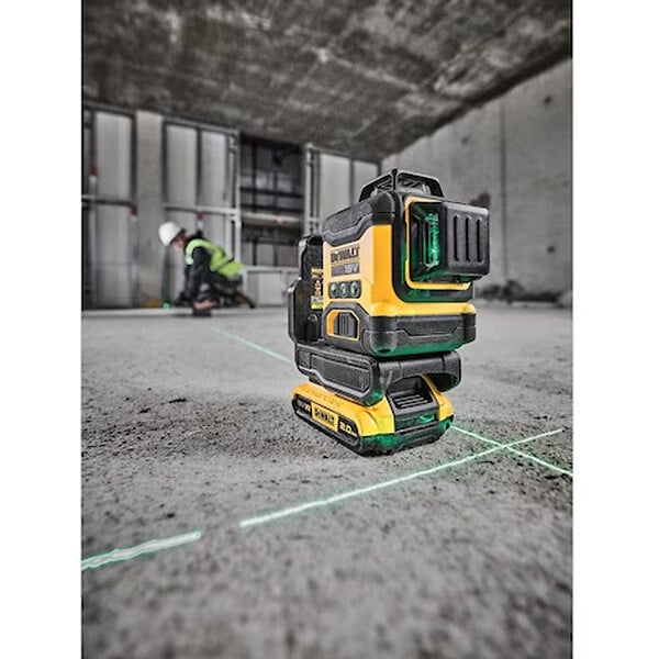 DEWALT - Niveau laser multi-lignes compact 3 faisceaux verts à 360° 18V DEWALT DCLE34031N-XJ - large