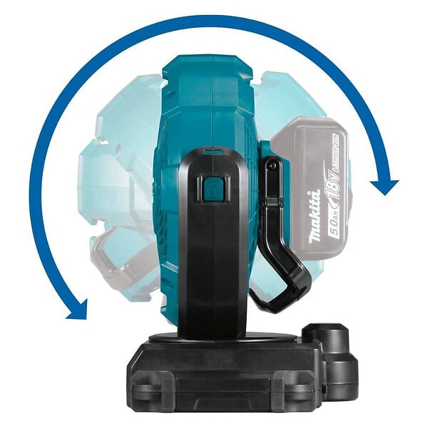 MAKITA - Ventilateur hybride 14,4/18V Li-ion MAKITA DCF102Z 3 vitesses - Machine seule - large