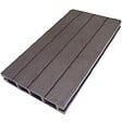 MCCOVER - Lame terrasse bois composite alvéolaire Qualita - Chocolat, L : 360 cm, l : 14 cm, E : 25mm - vignette