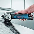 BOSCH - Cisaille universelle sans fil BOSCH GUS 12V-300 Professional (vendu sans batterie) + L-Boxx - vignette