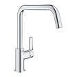 GROHE - Mitigeur évier START GROHE 30470000 QuickFix Plus - bec haut- rotation 150° - chrome - vignette