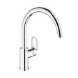 GROHE - Mitigeur d'évier START FLOW GROHE 31555001 -  monocommande - col de cygne - chrome - vignette