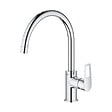 GROHE - Mitigeur d'évier Bauloop 2020 GROHE 31368001 - monocommande - col de cygne - chrome - vignette