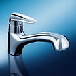 GROHE - Mitigeur évier EURODISC GROHE 32257001 - bec bas - douchette extractible 2 jets - chrome - vignette