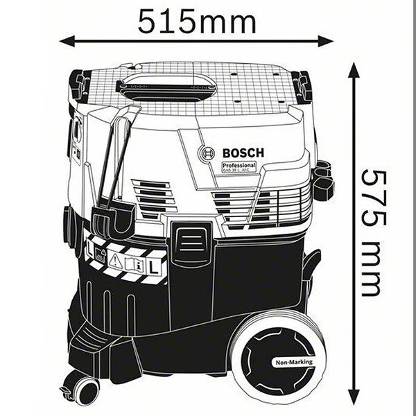 BOSCH - Aspirateur pour solides et liquides BOSCH 06019C32W0 GAS 35 L AFC Professional - large