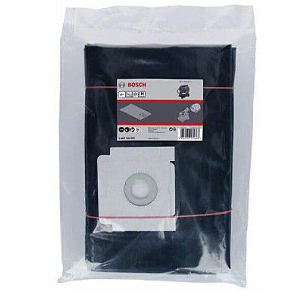 BOSCH - Lot de 5 sacs d'aspirateur BOSCH 2607432050 - Filtrants - Jetables - Pour GAS35 H AFC/M AFC - large