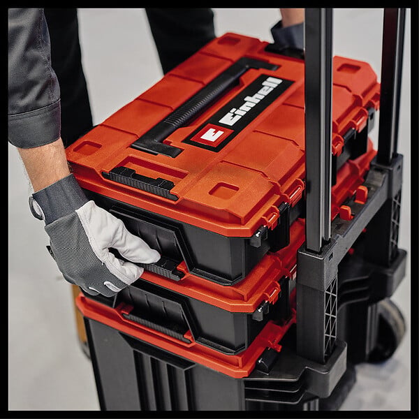 EINHELL - Kit de mallettes charge max. 120kg EINHELL E-Case Tower - 3 mallettes avec leurs accessoires - large