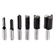 BOSCH - Coffret de 6 fraises droites Bosch Professional 2607017466 à queue de 8mm - vignette