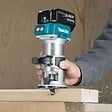 MAKITA - Affleureuse MAKITA DRT50RTJX3 18V (2x5Ah) Ø 8mm avec kit d'accessoires - vignette
