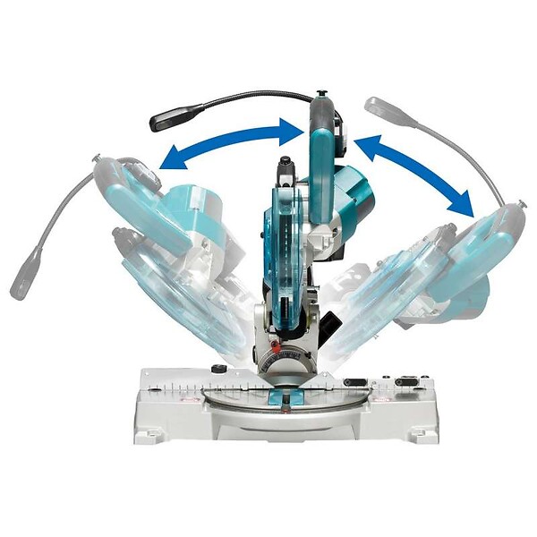 MAKITA - Scie radiale MAKITA DLS600Z - 18V Li-Ion - Ø 165mm - large