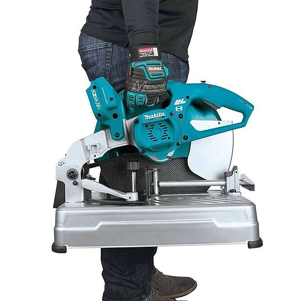 MAKITA - Scie à coupe d'onglet à métaux MAKITA DLW140Z - 36 V (2 x 18 V (vendu sans batterie)) Li-Ion - large