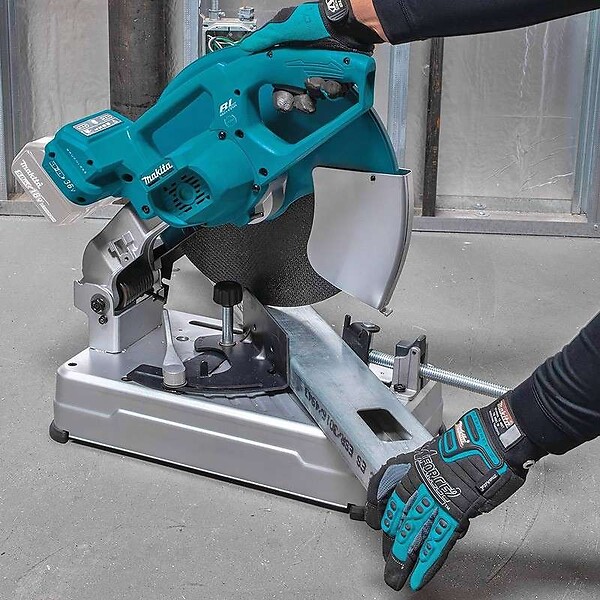 MAKITA - Scie à coupe d'onglet à métaux MAKITA DLW140Z - 36 V (2 x 18 V (vendu sans batterie)) Li-Ion - large