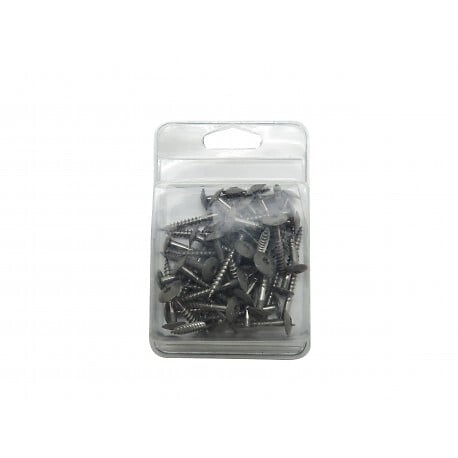 MCCOVER - Kit de 50 vis 4,8 x 38 mm tork laquées pour bardage HPL Gris Quartz, Longueur de la vis - 38 mm - large