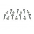MCCOVER - Kit de 50 vis 4,8 x 38 mm tork laquées pour bardage HPL Crème, Longueur de la vis - 38 mm - vignette