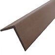 MCCOVER - Profil d'angle bois composite pour bardage Chocolat, ep.6 cm, l.6 cm, L.270 cm - vignette