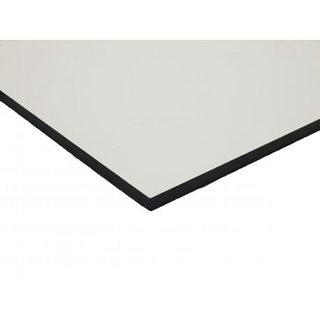 MCCOVER - Panneau de bardage stratifié HPL compact Crème, ep.6 mm, l.130 cm, L.305 cm - large