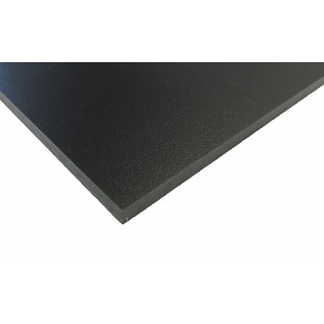 MCCOVER - Panneau de bardage stratifié HPL compact Gris anthracite, ep.6 mm, l.130 cm, L.305 cm - large