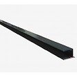 MCCOVER - Profilé d'obturation pour plaque polycarbonate alvéolaire 16 mm laqué blanc ou gris L 98 cm Gris anthracite RAL 7016, ep.16 mm, L.98 cm - vignette