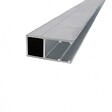 MCCOVER - Profil bordure monobloc (en U) - toiture polycarbonate Aluminium, ep.10 mm, L.3 m - vignette
