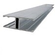 MCCOVER - Profil jonction monobloc (en H) - toiture polycarbonate Aluminium, ep.10 mm, L.4 m - vignette