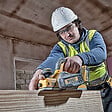 DEWALT - Rabot 82mm 18V DEWALT DCP580NT-XJ avec coffret - vignette