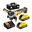 DEWALT - Meuleuse Ø125mm 18V DEWALT DCG405H2T-QW Brushless avec coffret et 2 batteries 5,0 Ah POWERSTACK - vignette