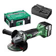 HIKOKI - Meuleuse HIKOKI G18DSL2WUZ - Ø125mm 18V Li-Ion - 1 batterie 5,0Ah + chargeur en coffret Hit Case - vignette