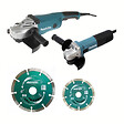 MAKITA - Pack 2 outils MAKITA DK0053GX2-P (Meuleuse GA9020 + Meuleuse 9558HNRG) - vignette
