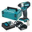 MAKITA - Visseuse à chocs 18V Li-Ion MAKITA DTD155RFJ 140 Nm  - 2 batteries 3Ah + coffret + chargeur - vignette